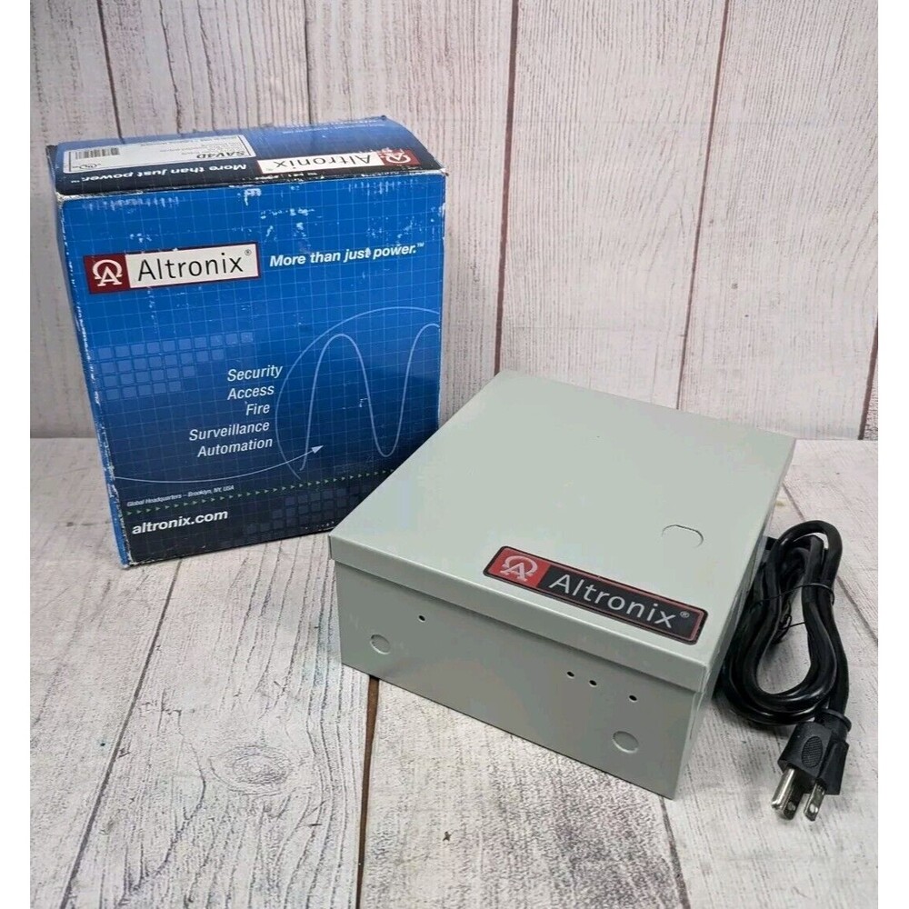 ALTRONIX SAV4D 12VDC @ 5A PTC Outputs 4 Output CCTV Power Supply - New OPEN BOX
